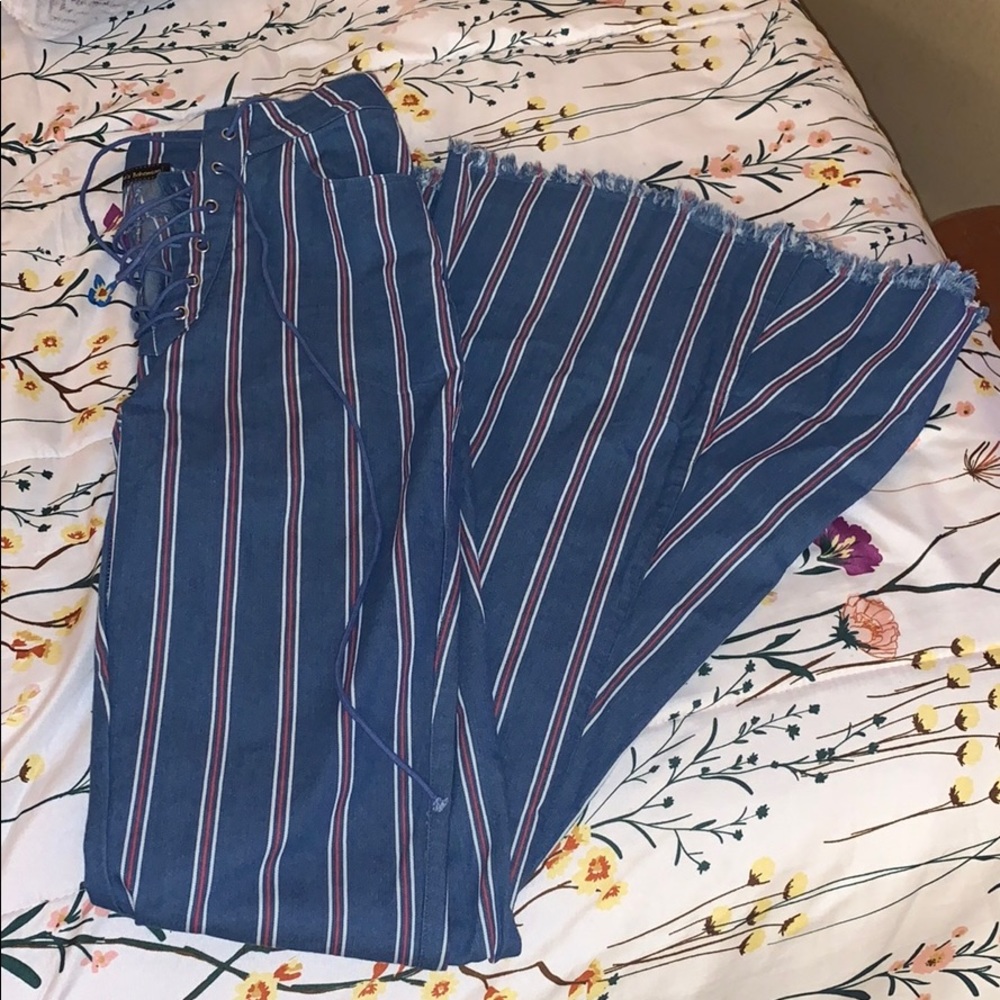 Striped Bell Bottoms